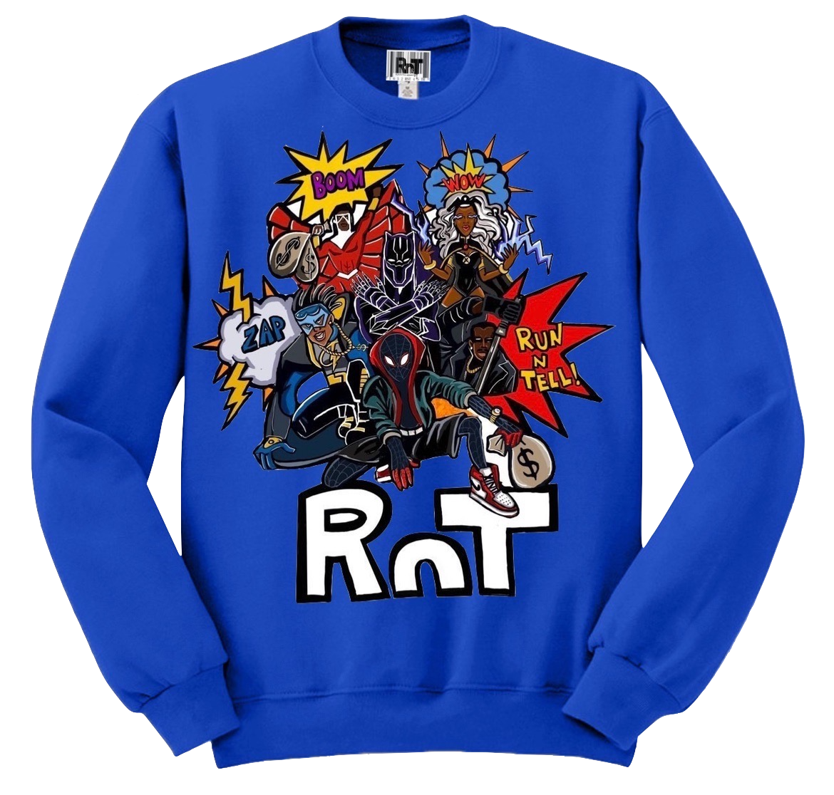 RnT Black Excellence Superhero Crewneck