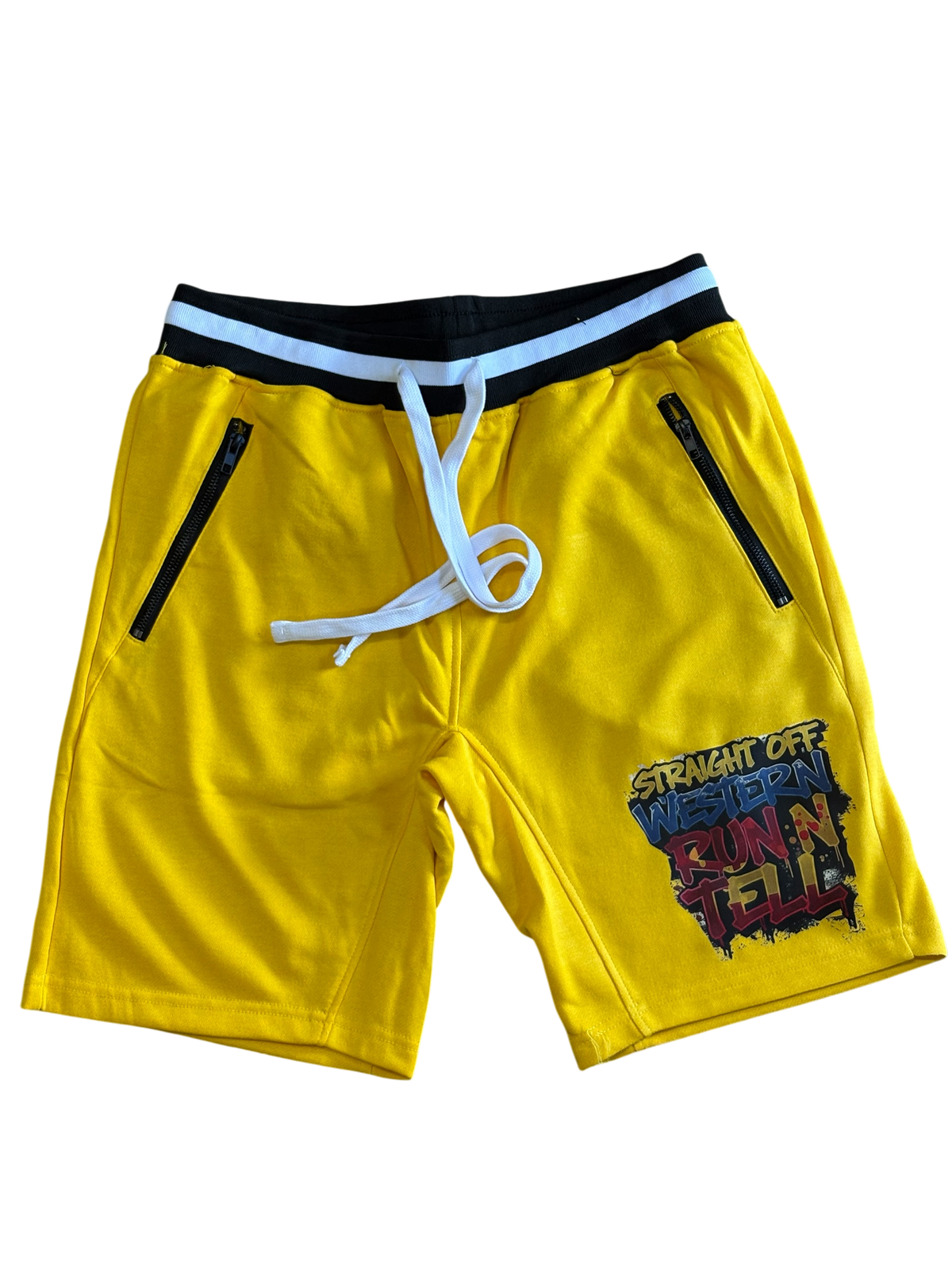 Straight Off Western RNT Shorts